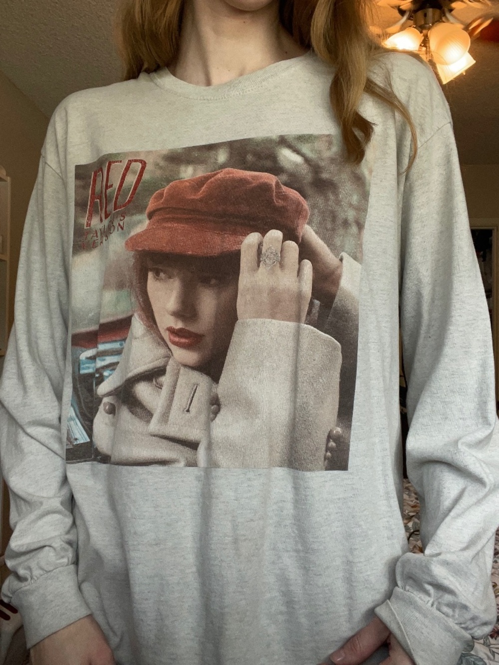 Taylor Swift Red Taylor’s Version album cover long sleeve shirt